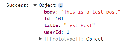 javascript fetch api post method